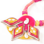 Handcrafted Ceramic Necklace and Earring Set 10021799