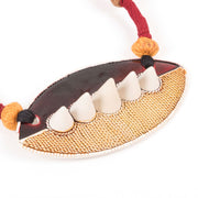 Handcrafted Ceramic Necklace and Earring Set 10021800