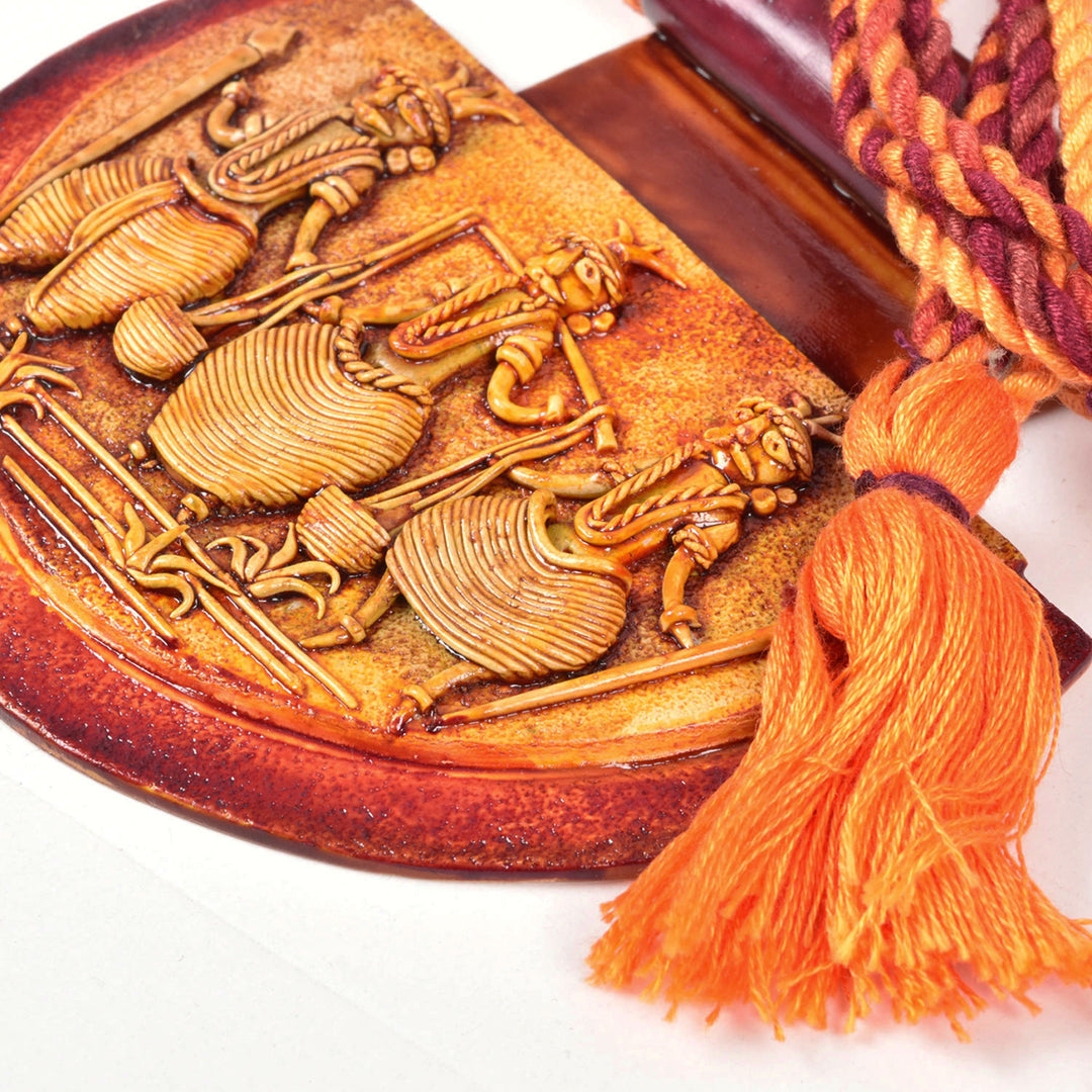 Hand Crafted Shalboni Ceramic Necklace 10021802