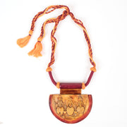 Hand Crafted Shalboni Ceramic Necklace 10021802