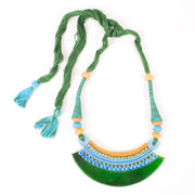 Handcrafted Ceramic Necklace and Earring Set 10021804