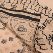 Chikankari Embroidered Silk Cotton Saree 10011473