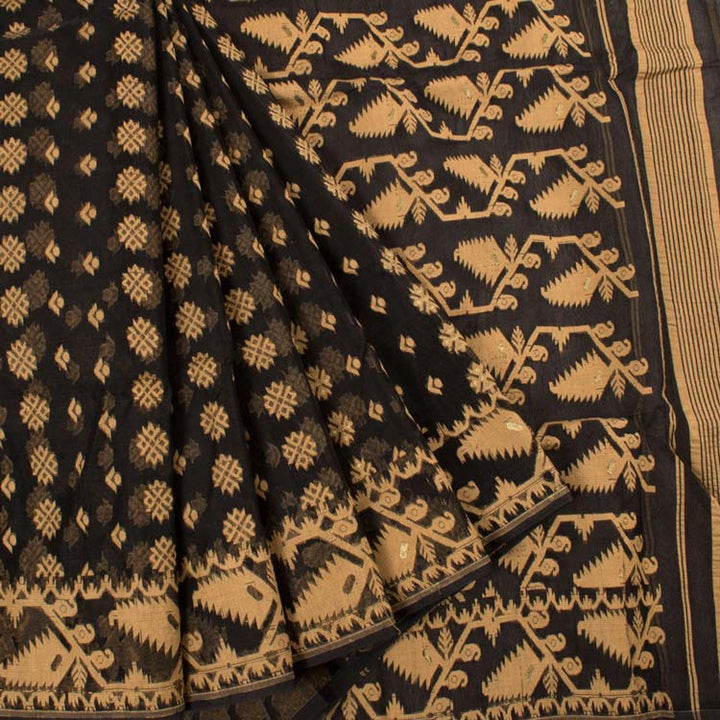 Handloom Jamdani Style Cotton Saree 10032195