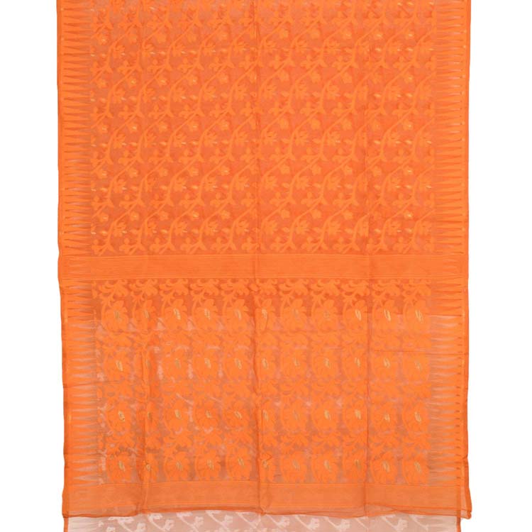 Handloom Jamdani Style Cotton Saree 10032205