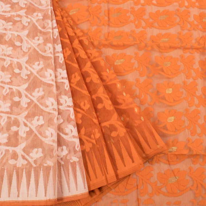 Handloom Jamdani Style Cotton Saree 10032205