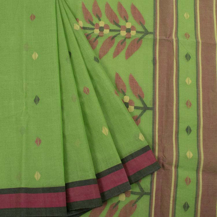 Handloom Jamdani Style Cotton Saree 10038111