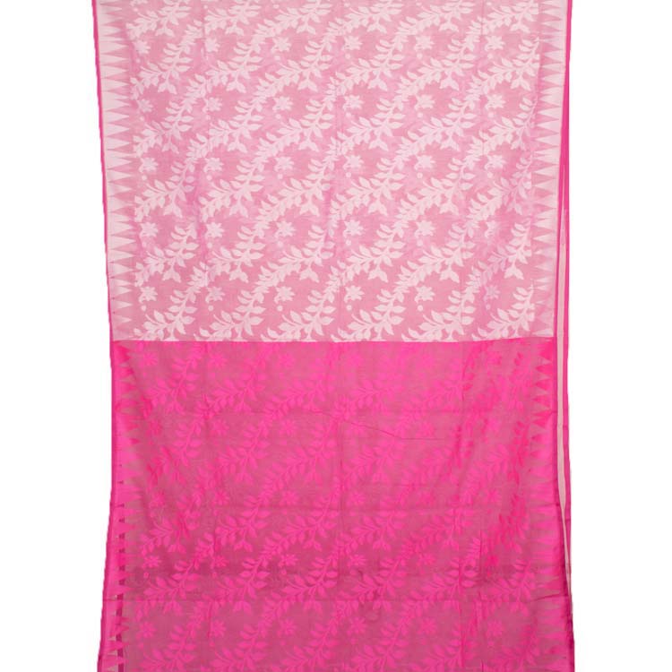 Handloom Jamdani Style Cotton Saree 10038116
