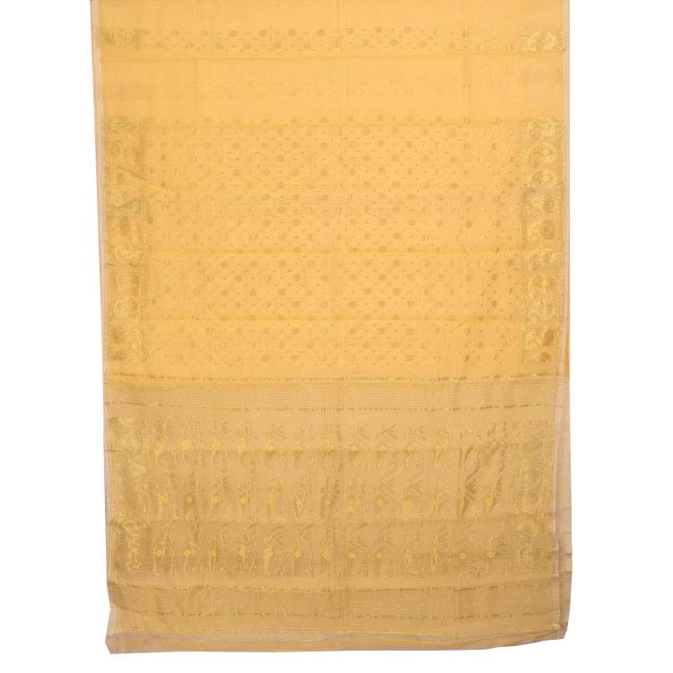 Handloom Jamdani Style Cotton Saree 10038131