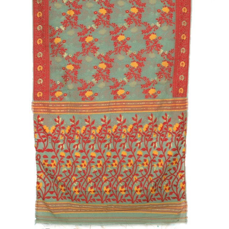 Handloom Jamdani Style Cotton Saree 10050435