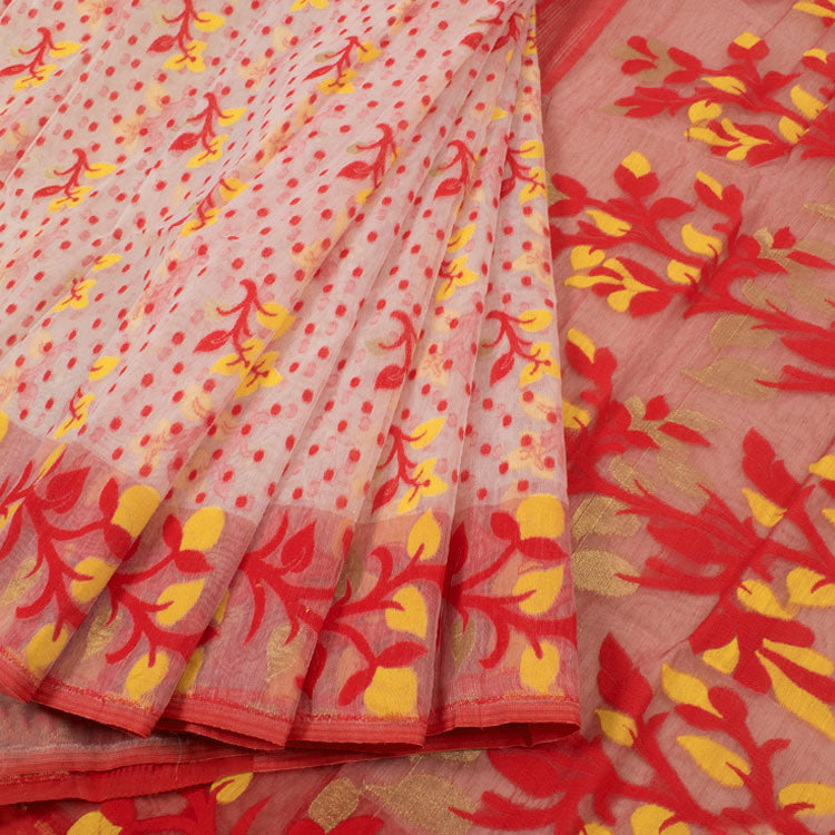 Handloom Jamdani Style Cotton Saree 10050441