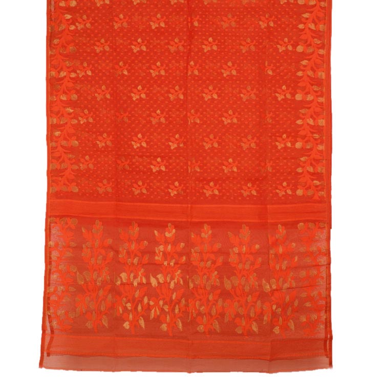 Handloom Jamdani Style Cotton Saree 10050443