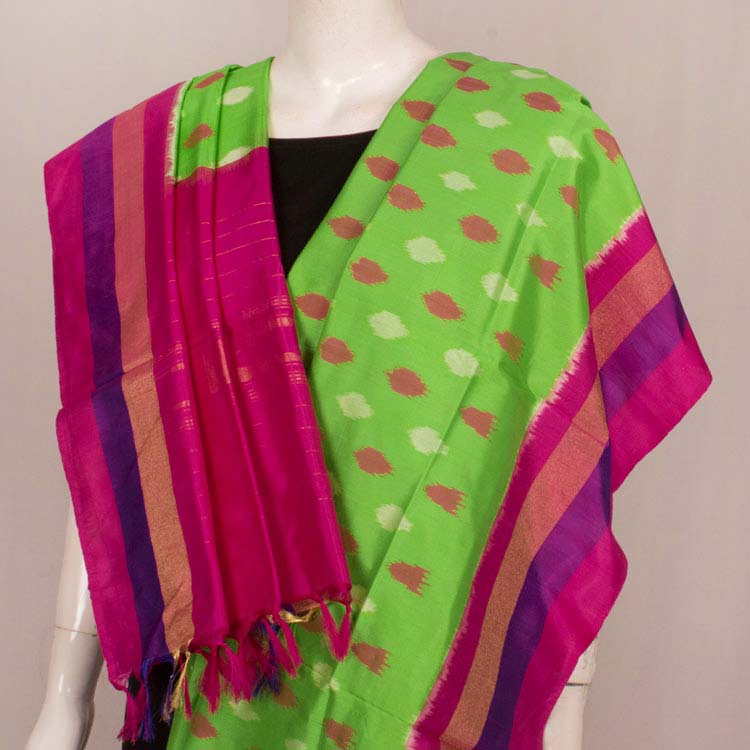 Handloom Pochampally Ikat Silk Dupatta 10045938