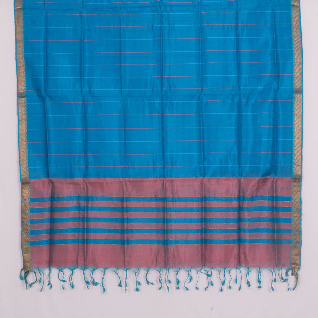 Handloom Mangalgiri Silk Salwar Suit Material 10023665