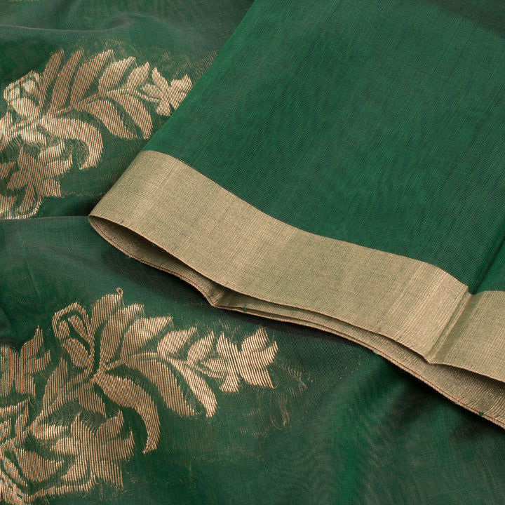 Handloom Chanderi Silk Cotton 2 pc Salwar Suit Material 10027925