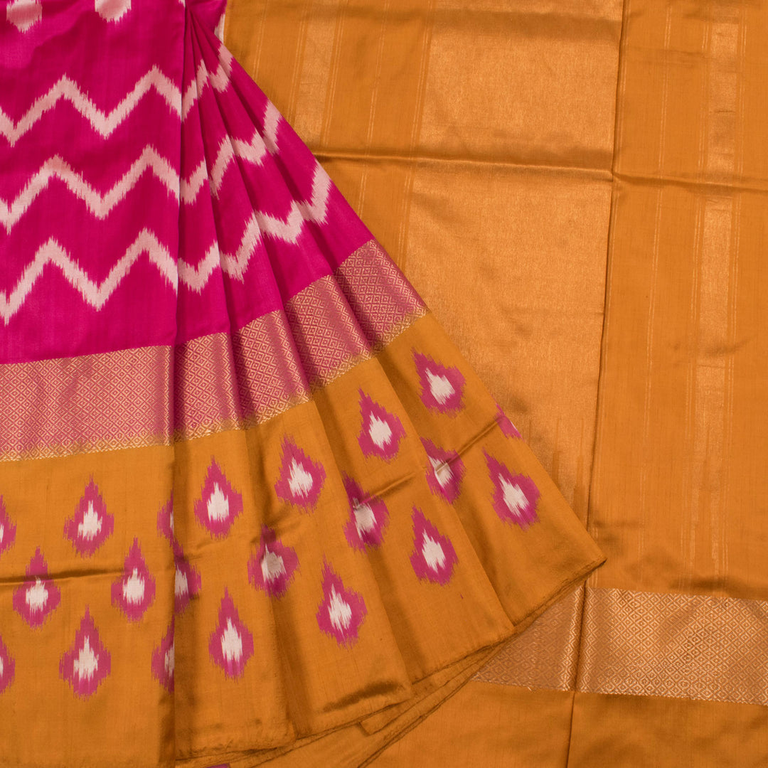 Handloom Pochampally Ikat Silk Saree 10028535