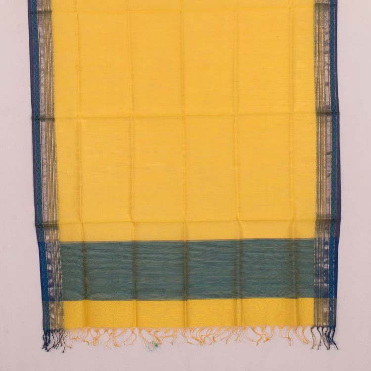Handloom Maheshwari Silk Cotton 2 pc Salwar Suit Material 10040973