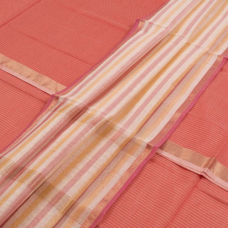 Handloom Maheshwari Silk Cotton 2 pc Salwar Suit Material 10040981
