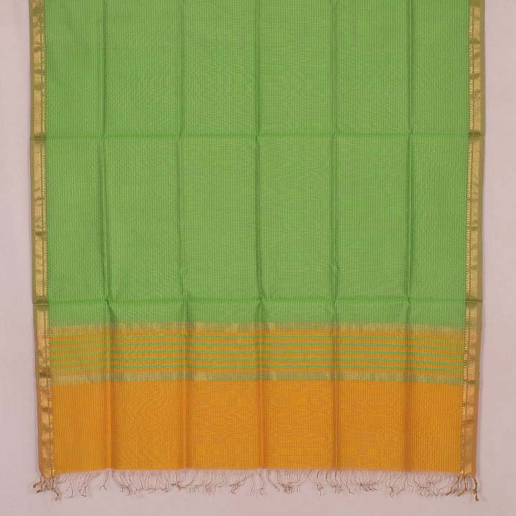 Handloom Maheshwari Silk Cotton 2 pc Salwar Suit Material 10049097