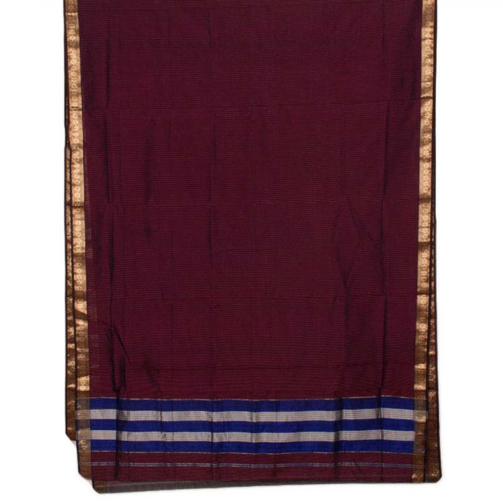 Handloom Maheshwari Silk Cotton Saree 10043841