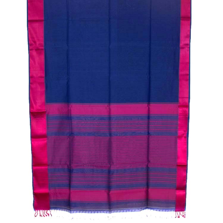 Handloom Maheshwari Silk Cotton Saree 10048925