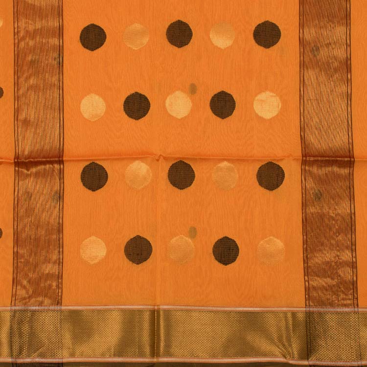 Handloom Maheshwari Silk Cotton Saree 10048931