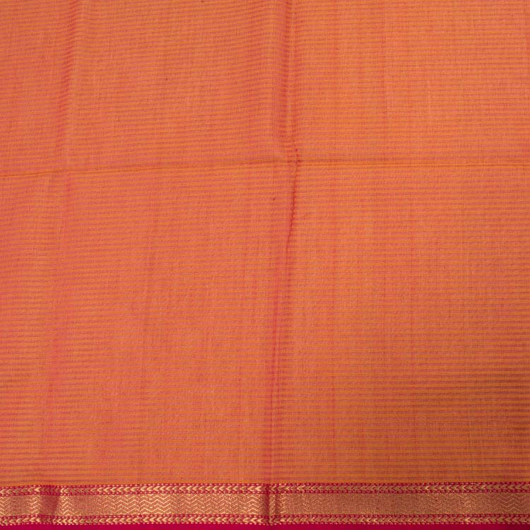 Handloom Maheshwari Silk Cotton Saree 10048932