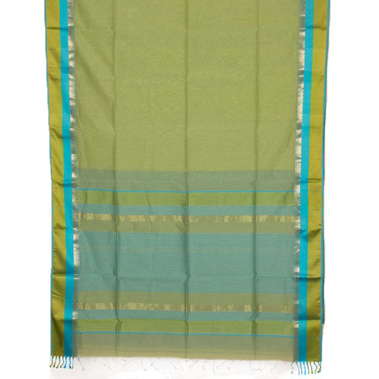 Handloom Maheshwari Silk Cotton Saree 10048945