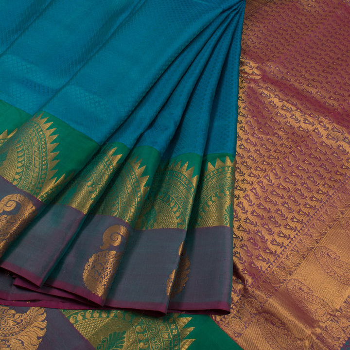 Pure Silk Kanchipuram Jacquard Saree 10037759