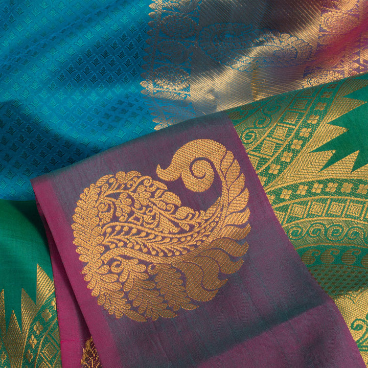 Pure Silk Kanchipuram Jacquard Saree 10037759