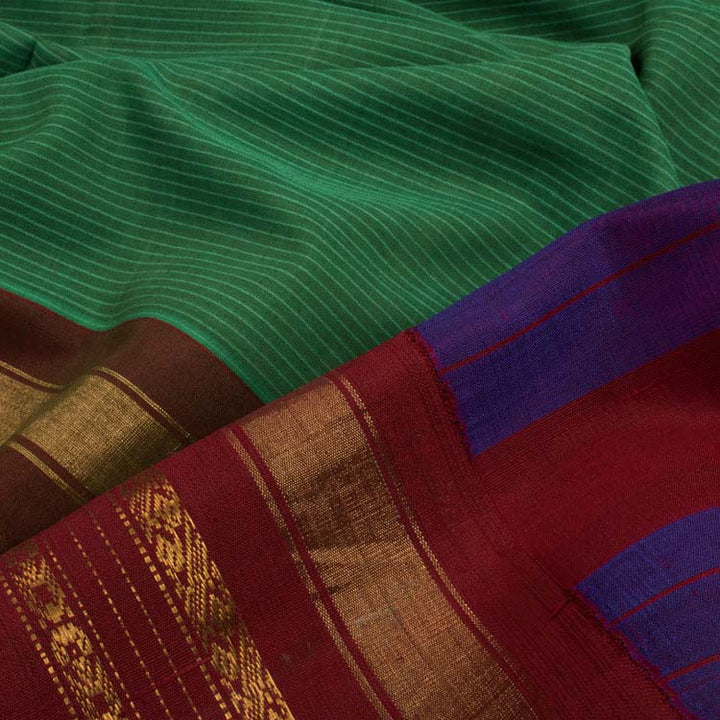 Handloom Gadwal Cotton Kuttu Weave Saree 10039239