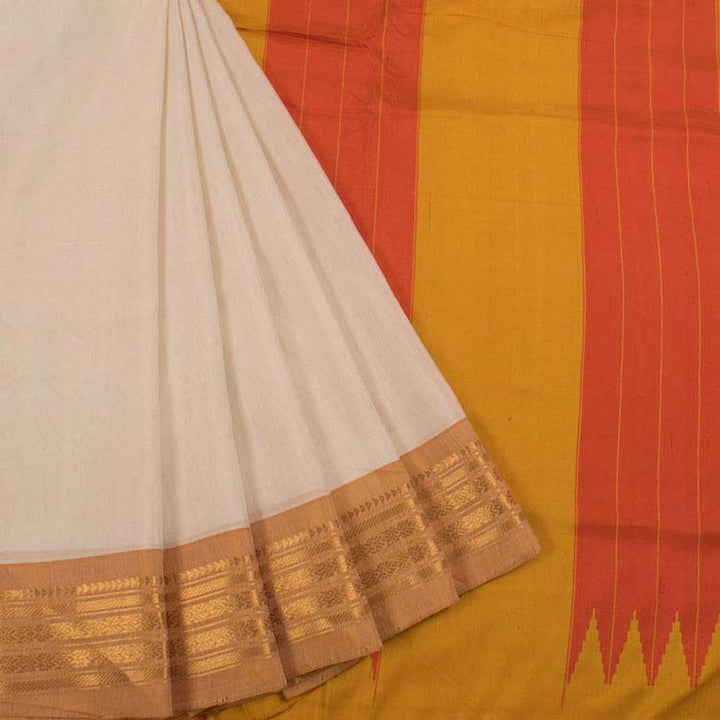 Handloom Gadwal Silk Cotton Saree 10045729