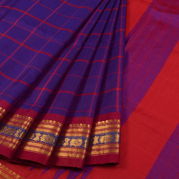 Handloom Gadwal Silk Cotton Saree 10045730