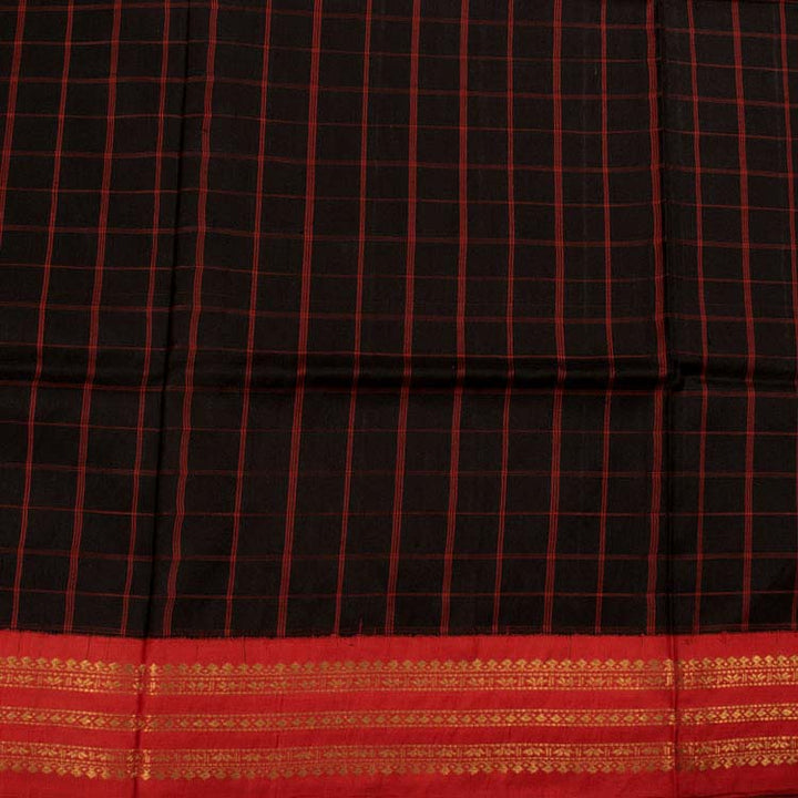 Handloom Gadwal Silk Cotton Saree 10045731