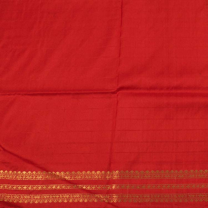 Handloom Gadwal Silk Cotton Saree 10045731
