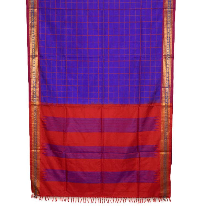 Handloom Gadwal Silk Cotton Saree 10045737