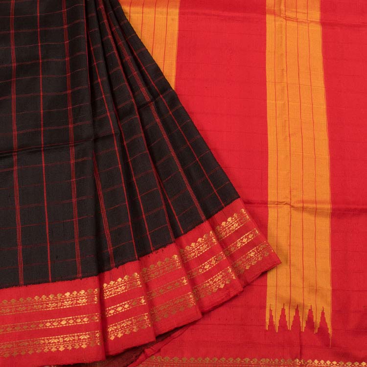 Handloom Gadwal Silk Cotton Saree 10045739