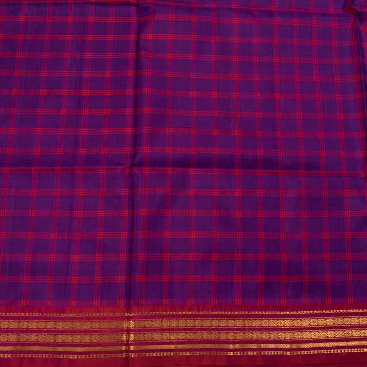 Handloom Gadwal Silk Cotton Saree 10045743