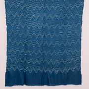 Handcrafted Blue Bandhani Mulberry Silk Dupatta 10038054