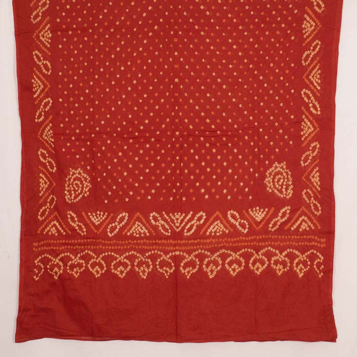 Handcrafted Bandhani Cotton Kurta Set 10047067