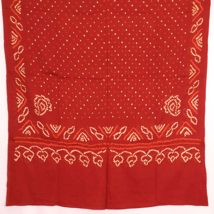 Handcrafted Bandhani Cotton Kurta Set 10047068