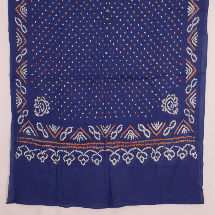 Handcrafted Bandhani Cotton Kurta Set 10047073