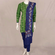 Handcrafted Bandhani Cotton Kurta Set 10047073