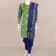 Handcrafted Bandhani Cotton Kurta Set 10047074