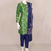 Handcrafted Bandhani Cotton Kurta Set 10047074