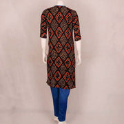 Handcrafted Bandhani Cotton Kurta Set 10047076