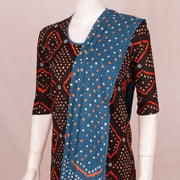 Handcrafted Bandhani Cotton Kurta Set 10047077