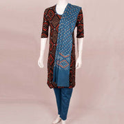 Handcrafted Bandhani Cotton Kurta Set 10047077