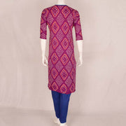 Handcrafted Bandhani Cotton Kurta Set 10047080