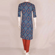 Handcrafted Bandhani Cotton Kurta Set 10047082