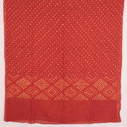 Handcrafted Bandhani Cotton Kurta Set 10047083